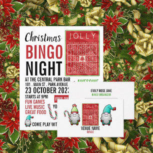 Flyer Natal Alegre, Noite de Bingo Publicidade