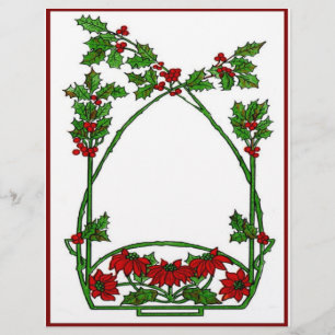 Flyer Natal Holly e Pointsettia