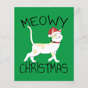 Flyer Natal Meowy - Natal Divertido     