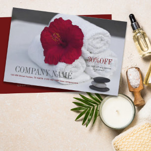 Flyer Negócios de Massagem em Salão de SPA de Aromaterap