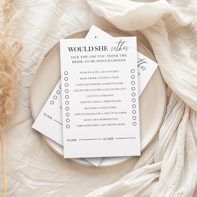 Flyer Negra e Branca Moderna Ela Iria Preferencialmente  (Criador carregado)