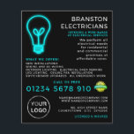 Flyer Neon Lightbulb, Publicidade Eletrônica<br><div class="desc">Neon Lightbulb,  Folhetos Publicitários Eletrônicos Da Loja De Cartão de visita.</div>