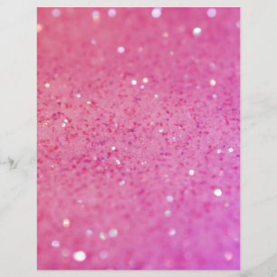 Flyer Neon Pink Glitter Sparkle