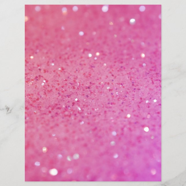 Flyer Neon Pink Glitter Sparkle (Frente)