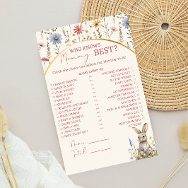 Flyer Neutro Floral Suave Que Conhece Melhor Mamãe