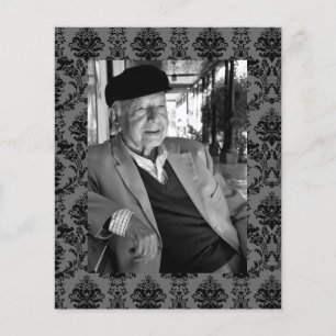 Flyer No insecto fúnebre da foto da relembrança de