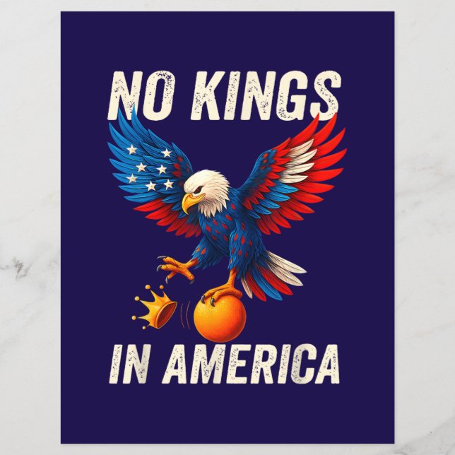 Flyer No Kings in America  (Frente)
