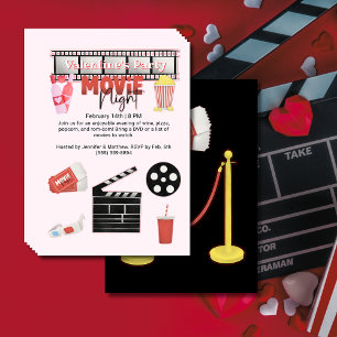 Flyer Noite de Cinema da Festa de São Valentim