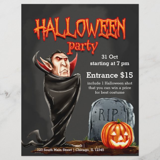 Flyer Noite Spooktacular (Frente)