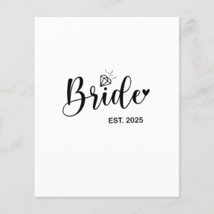 Flyer Noiva Anúncio de Casamento Primavera 2025 Casament