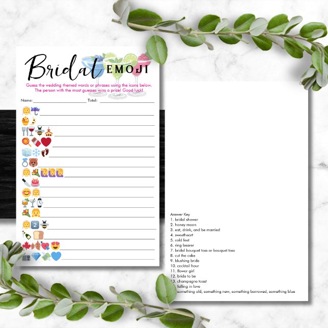 Flyer Noivas Margs & Matrimony com Respostas de Emoji In (Criador carregado)