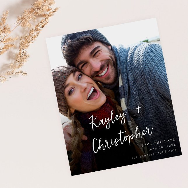 Flyer Nome Moderno do Orçamento Foto Verti Chic Salvar D (Criador carregado)