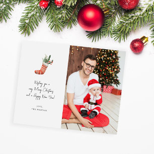 Flyer Nota de Natal do Orçamento Foto Ver Natal