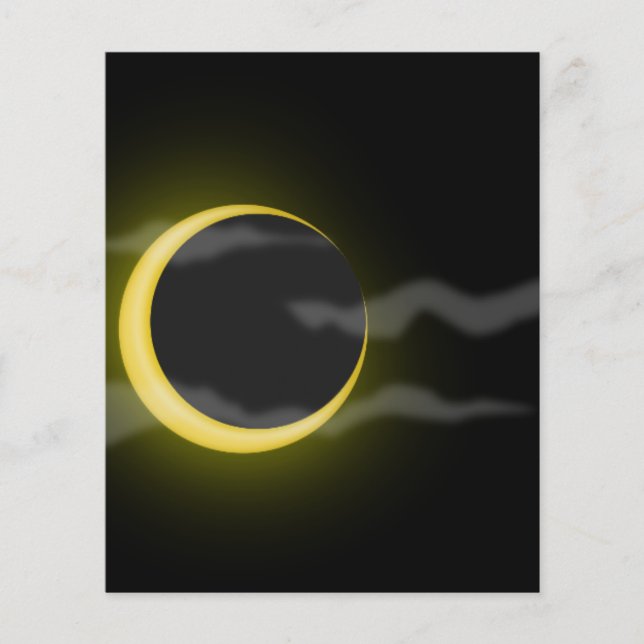 Flyer nuvem-38060 animação em lua nuvem nuvens estrelas  (Frente)