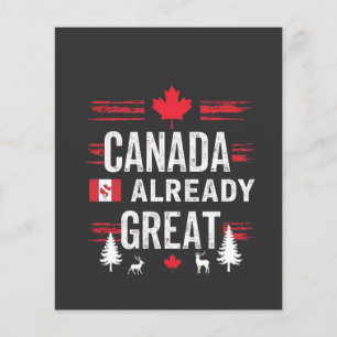 Flyer O Canadá já é excelente Anti-Trump do MAGA