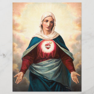 Flyer O Coração Imaculado de Maria