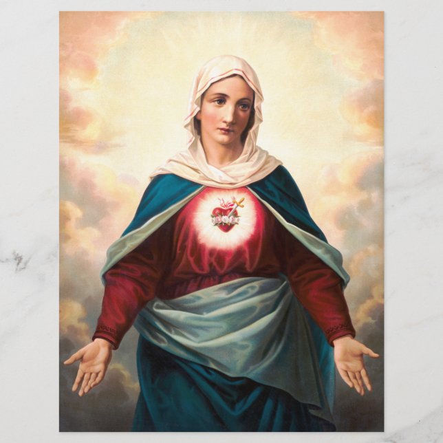 Flyer O Coração Imaculado de Maria (Frente)