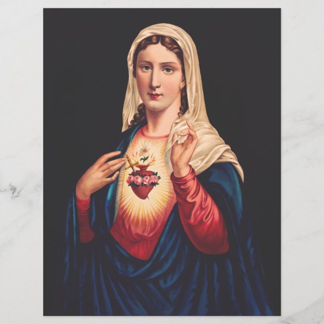 Flyer O Coração Imaculado de Maria (Frente)
