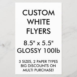 Flyer O costume personalizou 8,5" x 5,5" insectos