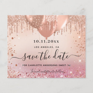 Flyer O doce orçamento cor-de-rosa de 16 cor-de-rosa é o