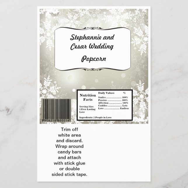 Flyer O Grande Bar de Hershey enrola o desfoque natalíci (Frente)