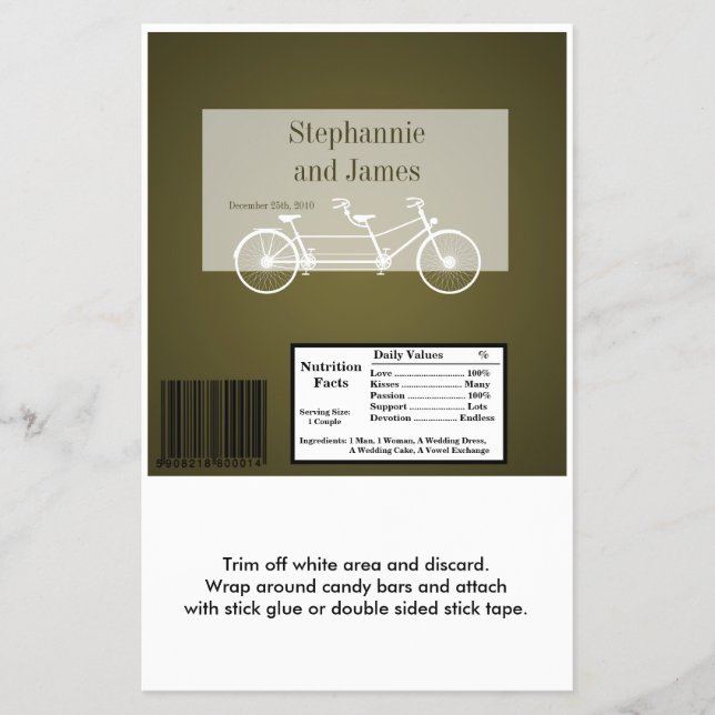 Flyer O Grande Bar de Hershey, Marrom, Bike Dupla (Frente)