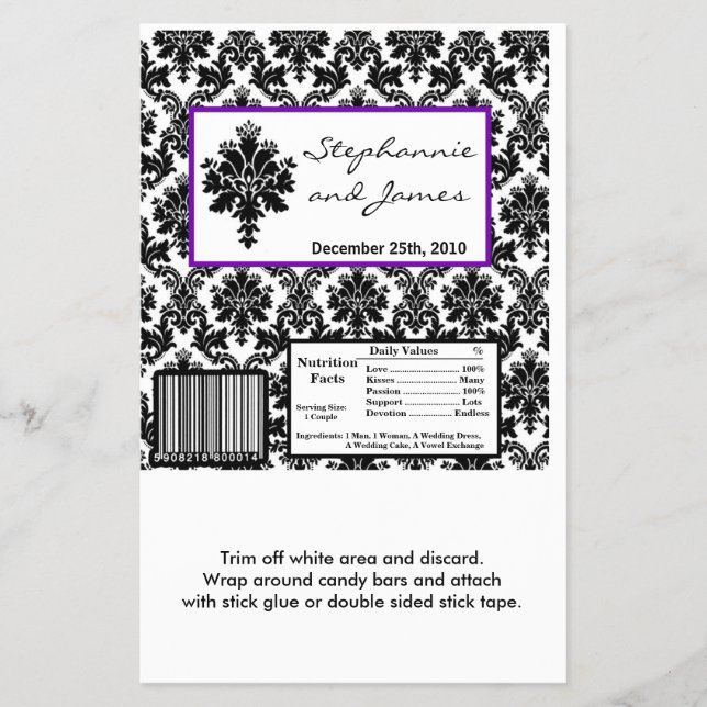 Flyer O Grande Invólucro de Bar de Hershey é preto, (Frente)