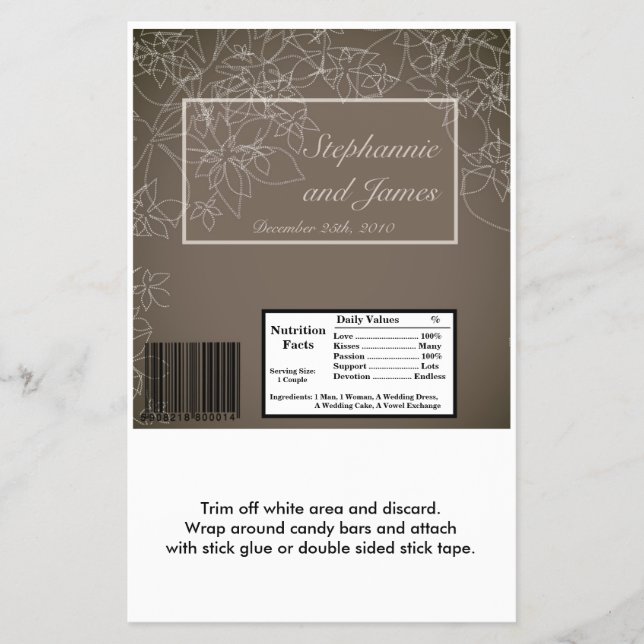 Flyer O Grande Invólucro de Bar de Hershey outono (Frente)