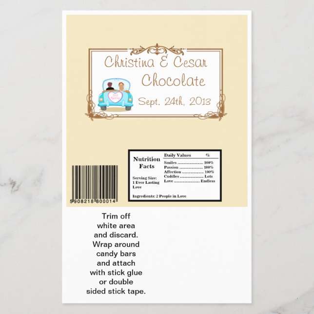 Flyer O Grande Invólucro de Bar do Hershey acabou de cas (Frente)