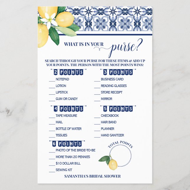 Flyer O que há no seu jogo de Chás do Mediterrâneo com b (Frente)