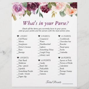 Flyer O roxo da ameixa cora floral o que está em seu