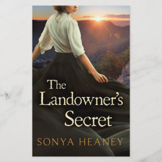 Flyer O Segredo de Landowner de Sonya Heaney