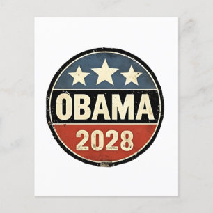 Flyer Obama 2028 Política Eleitoral dos EUA