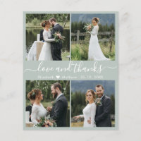 Obrigados e amor do orçamento Casamento de colagem