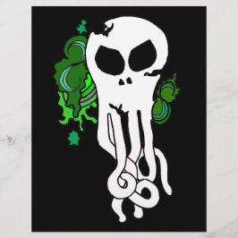 Flyer Octo esverdeado