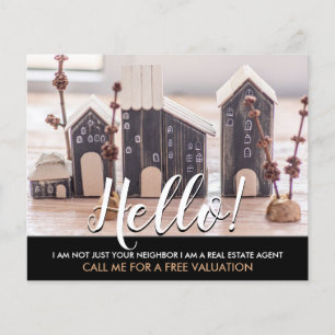 Flyer Olá, não sou o seu vizinho agente imobiliário Fly