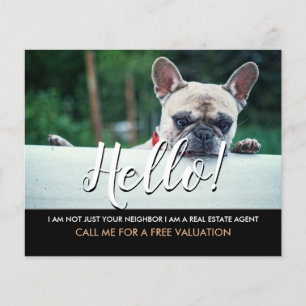 Flyer Olá, não sou o seu vizinho agente imobiliário Fly