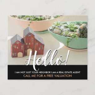 Flyer Olá, não sou o seu vizinho agente imobiliário Fly