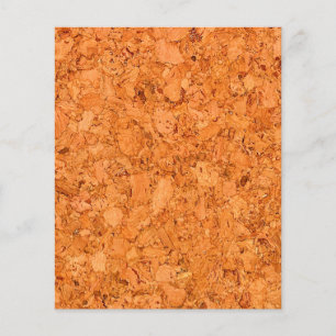 Flyer Olhar de madeira robusto da grão da cortiça