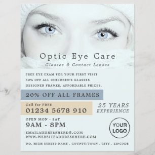 Flyer Olhos Azuis, Optista, Técnico