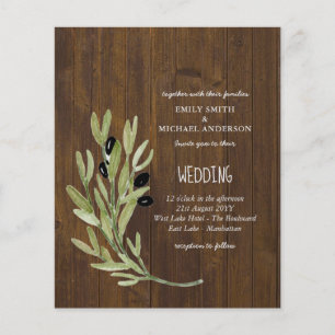 Flyer OLIVE ORÇAMENTAL DEIXA O Casamento Moderno Minima