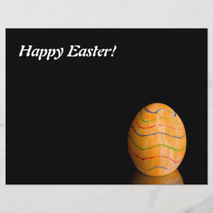 Flyer Orange Easter's egg