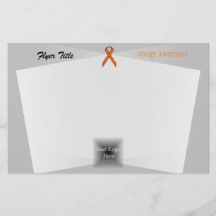Flyer Orange Standard Ribbon por Kenneth Yoncich