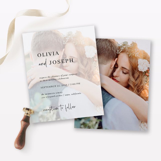 Flyer Orçamentista Minimalista | Convite de Casamento co (Criador carregado)