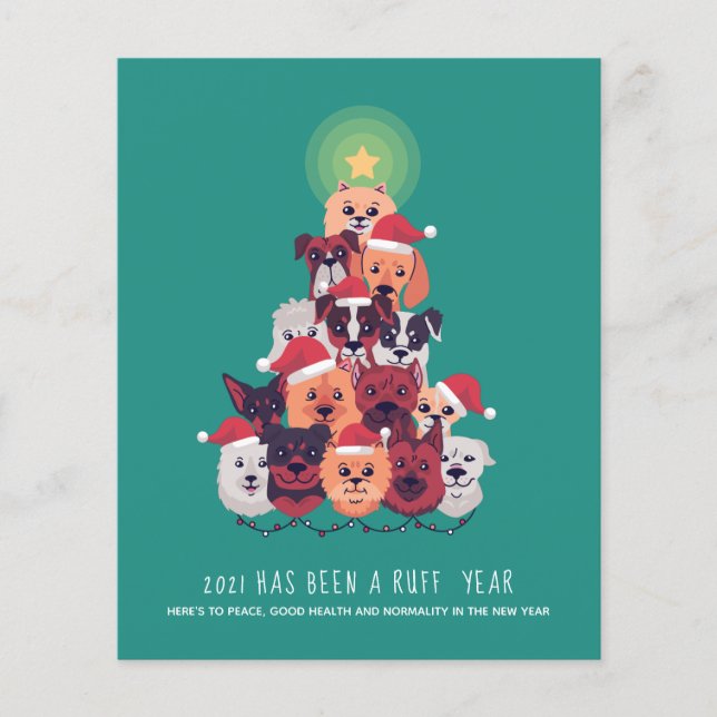 Flyer ORÇAMENTO 2021 Foi um Natal de CACHORRO do Ano RUF (Frente)