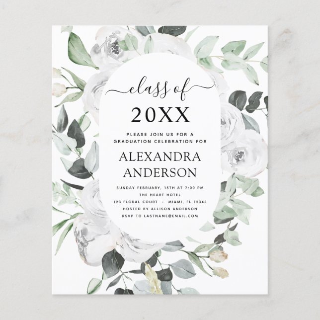 Flyer Orçamento 2022 Rosas para Graduação Eucalyptus (Frente)