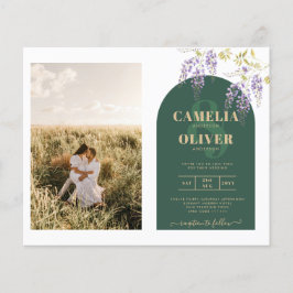 Flyer Orçamento All-in1 PHOTO Wedding Wisteria Código QR