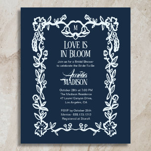 Flyer Orçamento Amor em Flor Show de Noiva Floral