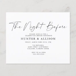 Flyer Orçamento Antes Da Noite | Convite