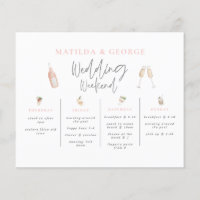 orçamento Bebidas d'água itinerário do casamento
